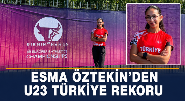 Aydınlı sporcu Türkiye rekoru kırdı