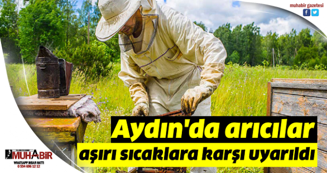 Aydın'da arıcılar, aşırı sıcaklara karşı uyarıldı