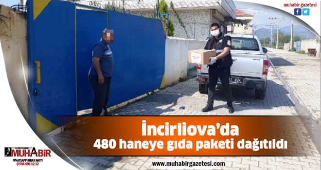  İncirliova’da 480 haneye gıda paketi dağıtıldı  