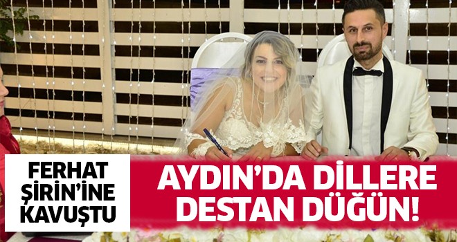 Aydın'da dillere destan düğün!