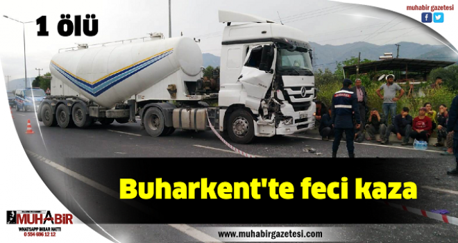 Buharkent'te feci kaza