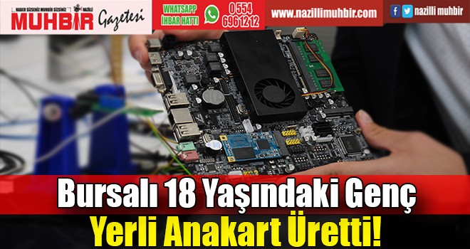 Milli anakart üretildi!