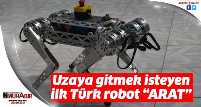 Uzaya gitmek isteyen ilk Türk robot “Miniada”