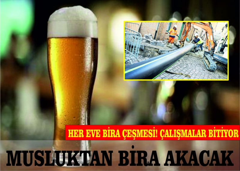 Her eve bira çeşmesi geliyor