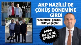 AKP Nazilli'de çöküş dönemine girdi