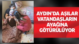 Aşı hizmeti Aydınlıların ayağına götürülüyor