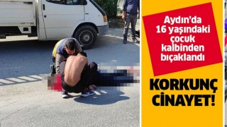 Aydın'da 16 yaşındaki çocuk kalbinden bıçaklandı