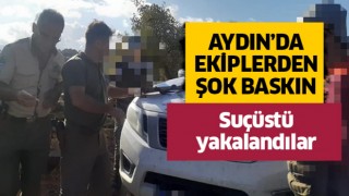 Aydın'da ekiplerden şok baskın