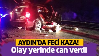 Aydın'da feci kaza!