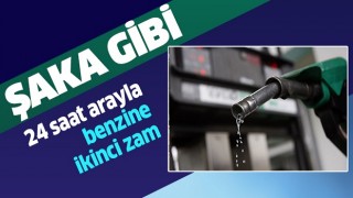 Benzine yine büyük zam!