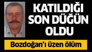 Bozdoğan'ın üzen ölüm!