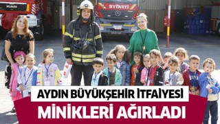  Büyükşehir İtfaiyesi, minikleri ağırladı