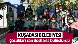 Çocuklar can dostlarla buluştu