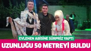 Evlene abisine sürpriz yaptı