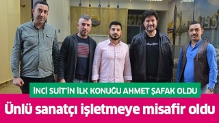 İnci Suit’in ilk konuğu Ahmet Şafak oldu