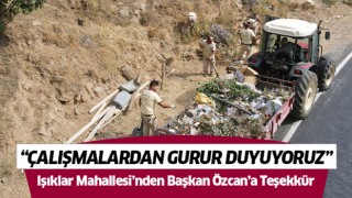 Işıklar Mahallesi’nden Başkan Özcan’a Teşekkür