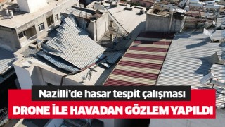 Nazilli Belediyesi’nden çarşı bölgesinde tespit çalışması