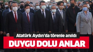 Atatürk Aydın'da törenle anıldı