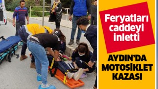 Aydın'da motosiklet kazası!