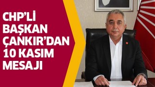 Başkan Çankır'dan '10 Kasım' mesajı