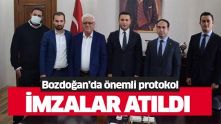 Bozdoğan'da protokol imzalandı