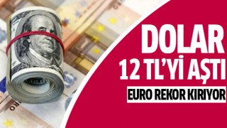 Dolar 12 TL'yi aştı!