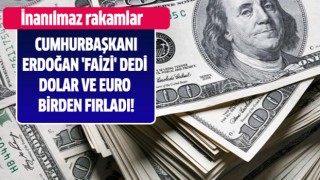 Erdoğan 'faizi' dedi dolar ve altın birden fırladı! 