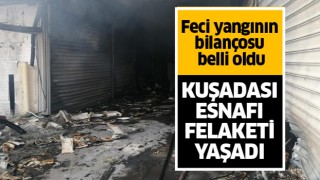 Kuşadası esnafı felaketi yaşadı