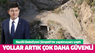 Nazilli Belediyesi Şimşelli’de yapılmayanı yaptı