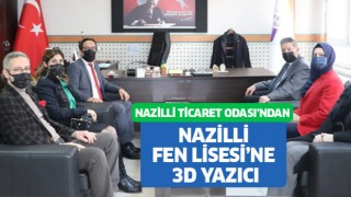  NTO’dan Nazilli Fen Lisesi’ne 3D yazıcı