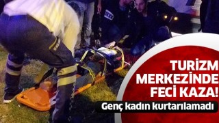 Turizm merkezinde feci kaza!