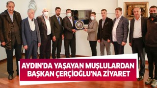 Yaşayan Muşlulardan Başkan Çerçioğlu'na ziyaret
