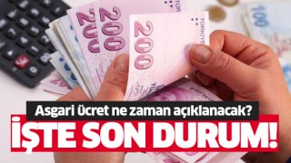 Asgari ücret ne zaman açıklanacak?