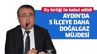 Aydın’da 5 ilçe doğalgaz kapsamına alındı