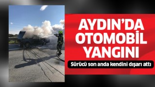 Aydın'da araç yangını!