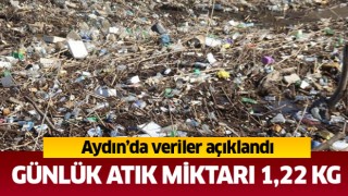  Aydın’da günlük atık miktarı 1,22 kg