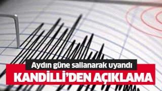 Aydın’da sabaha karşı korkutan deprem