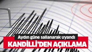 Aydın’da sabaha karşı korkutan deprem