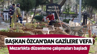 Başkan Özcan’dan Gazilere vefa