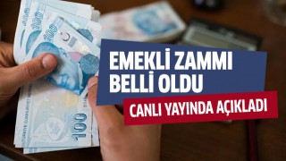 Emekli zammı belli oldu