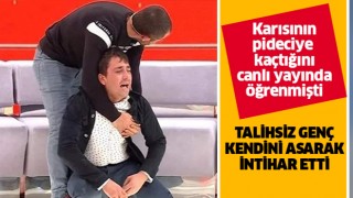 Eşi pideciye kaçan genç intihar etti