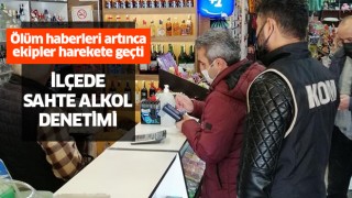 İlçede sahte alkol denetimi