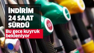 İndirim 24 saat sürdü