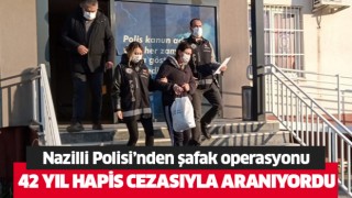 Nazilli Polisi'nden şafak operasyonu