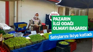 Pazarın ilgi odağı oldu