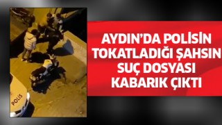 Tokatlanan şahsın suç dosyası kabarık çıktı!