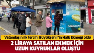 Vatandaşın ilk tercihi, Büyükşehir'in Halk Ekmeği oldu