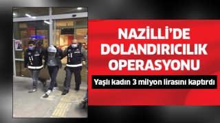 Yaşlı kadın 3 milyon lira dolandırıldı