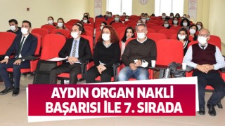  Aydın, organ nakli başarısı ile 7. sırada