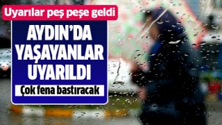 Aydın'da yaşayanlar uyarıldı!